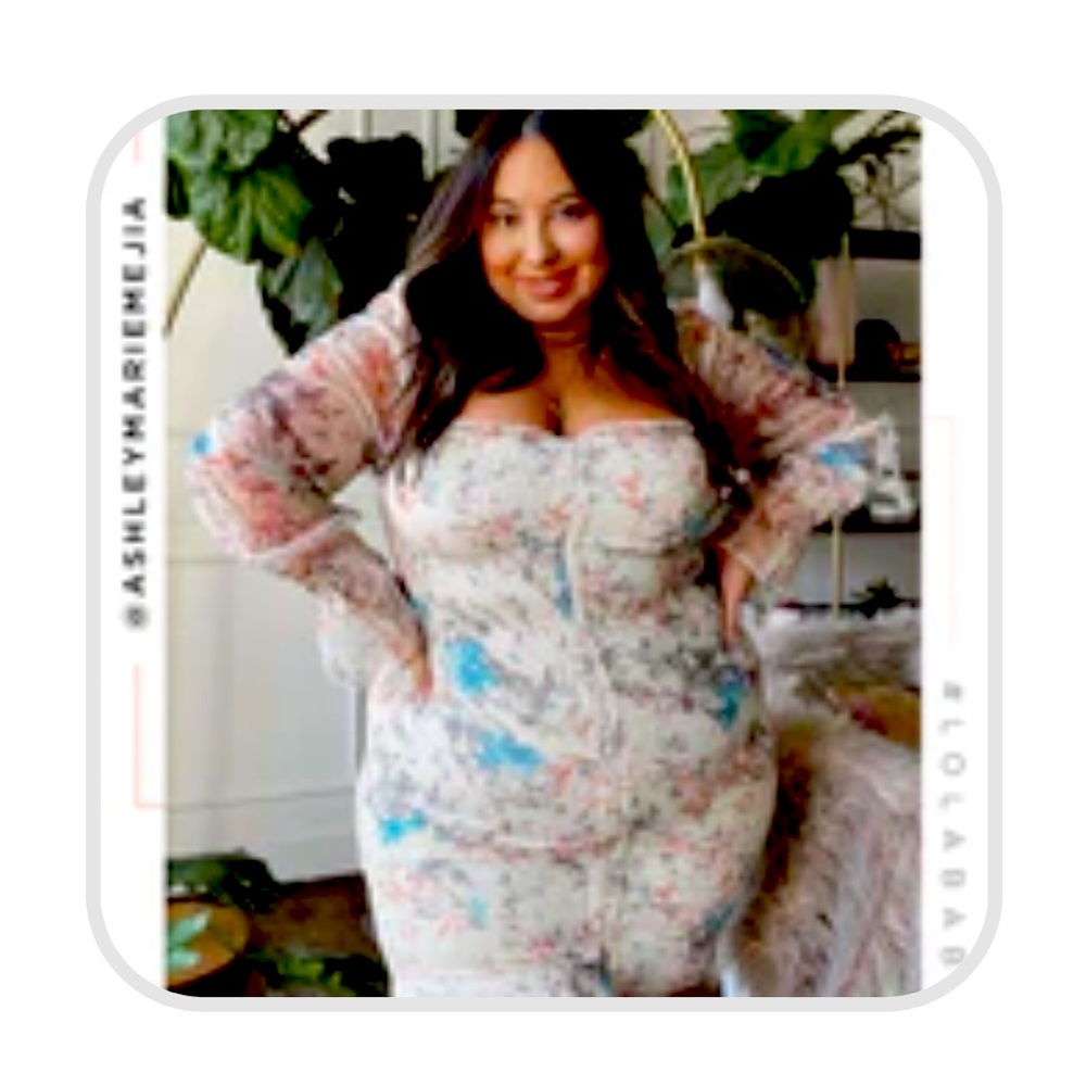 Cute floral off the shoulder dress. Easy date night piece or casual summer dress